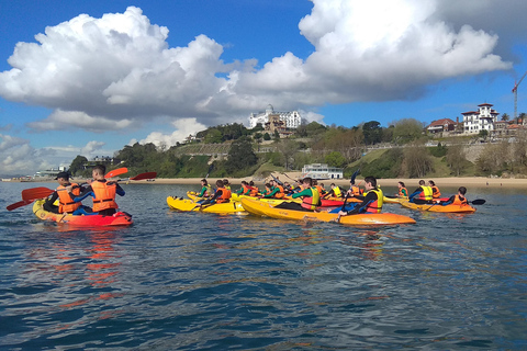 Tour guiado en kayak por la Bahía de Santander.