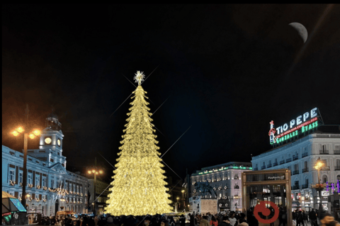 Madrid kerstlichtentour in een tuktukMadrid kerstlichtentour in een Tuk Tuk