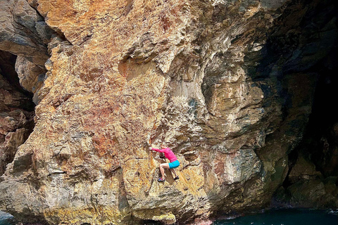 Granada: Deep Water Soloing in Calahonda Pier