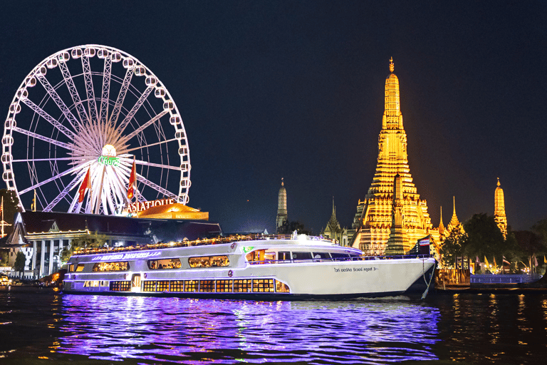 Bangkok: White Orchid River Cruise with Buffet Beer & Show
