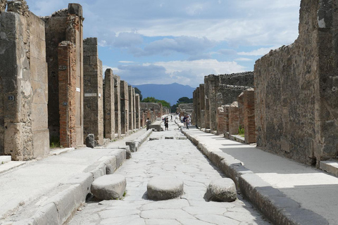 Von Rom aus: Geführte Tagestour nach Pompeji und zum Vesuv mit Mittagessen