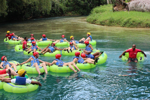 Ocho Rios : Aventure en zipline et tubing dans la vallée de la rivière Blanche
