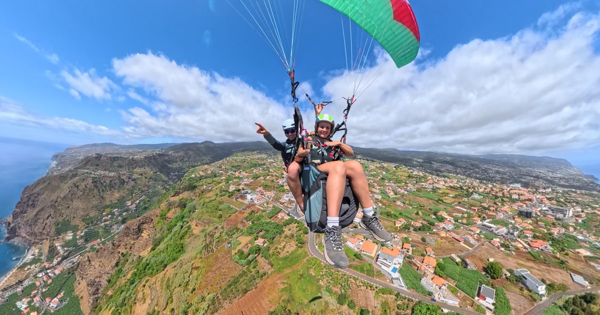 Madeira Tandem Paragliding Flight GetYourGuide Madeira Tandem Paragliding Flight GetYourGuide