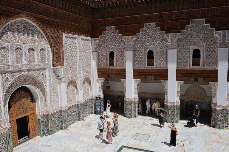 Marrakech: Historical Monuments, Souks & Medina Guided Tour Shared Group Walking Tour in English– From the Meeting Point