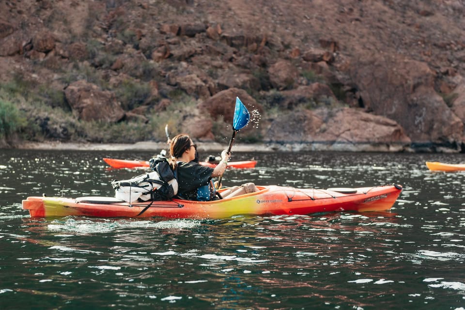 From Las Vegas Emerald Cave Guided Kayaking Tour GetYourGuide