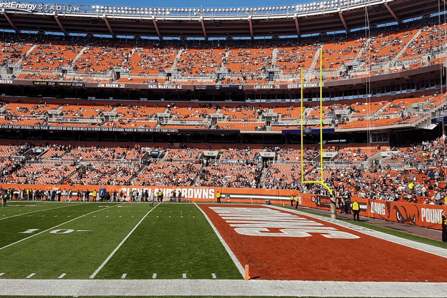 Cleveland Browns Football Spiel im Cleveland Browns Stadion. Foto: GetYourGuide