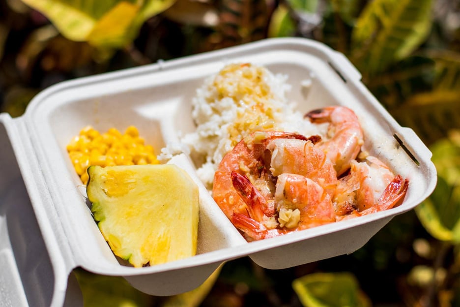 Oahu: Circle Island Tagestour mit Shrimp Plate Lunch