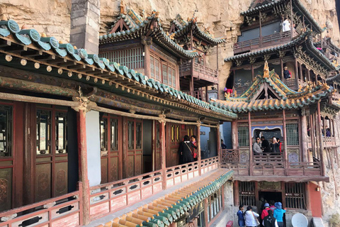 Datong: Hanging Temple and Yungang Grottoes Private Tour Datong: Hanging Temple and Yungang Grottoes from City Hotel