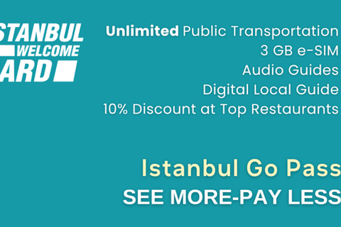 Istanbul: Go Pass with Unlimited Public Transportation Card Istanbul: Go Pass 5 Day Unlimited Transport & Internet