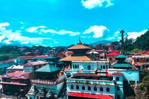 Promenade culturelle : Stupa de Boudha et Pashupatinath avec un guide