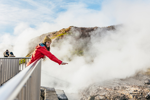 Reykjavik: tour del Silver Circle, dei bagni del canyon e delle cascate