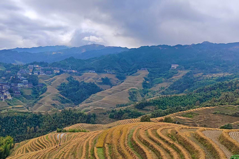 Longji Rice Terraces Easy Exploration Tour by Golf Cart