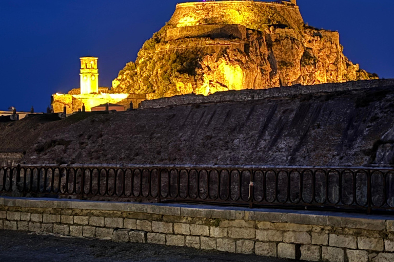 Corfu: Night Walking Tour with Rooftop Drink