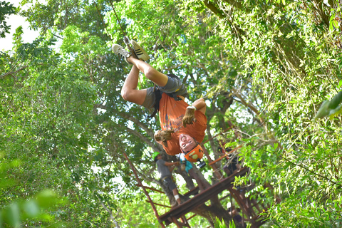 Cancun: Tour de adrenalina com passeio de quadriciclo, tirolesa e cenote