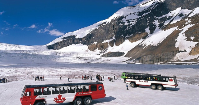 Banff/Canmore:Columbia Icefield TripSkywalk,Glacierand Lakes
