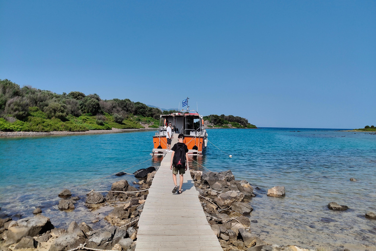 Athènes : excursion d&#039;une journée en bateau avec baignade et piscine thermaleAthènes : excursion d&#039;une journée en bateau vers les îles avec baignade