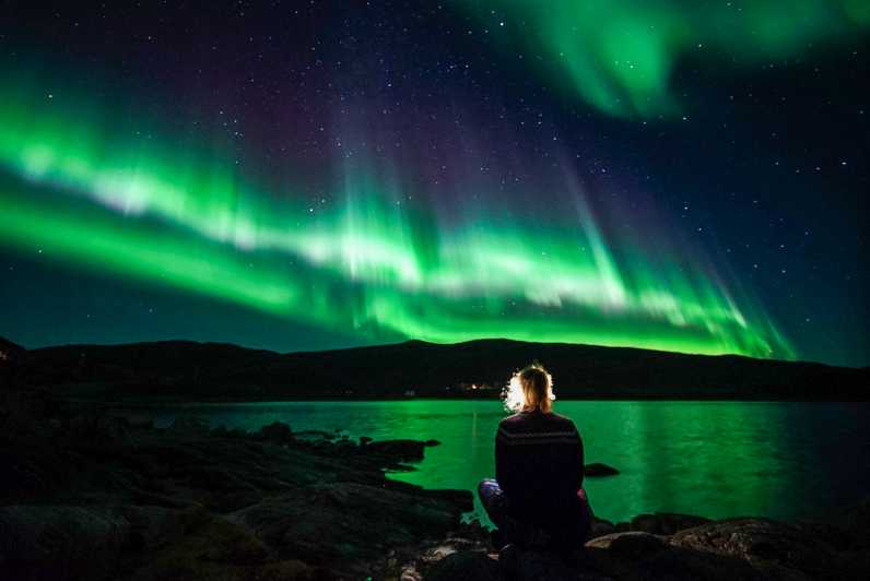 Tromsø: Tour Aurora Boreal de Micro-ônibus c/ Tudo Incluído