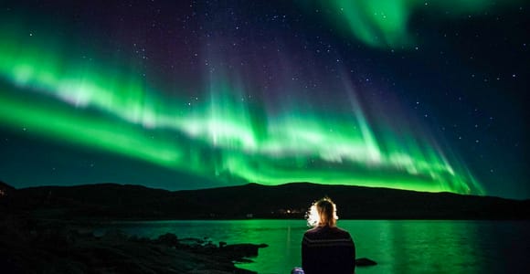 Northern Lights Chase + Photos, Snacks, thermal suits