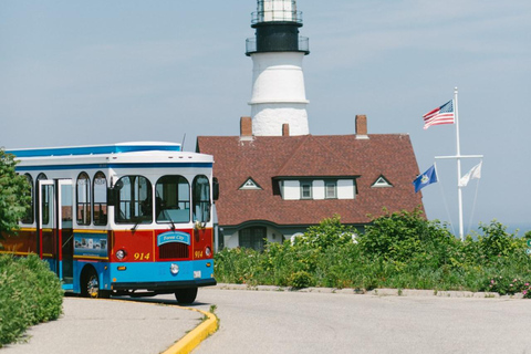 Portland: Lighthouse Trolley Tour with 3 Lighthouse Stops