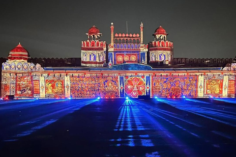 Guided Tour: Red Fort Light &amp; Sound Show with guide