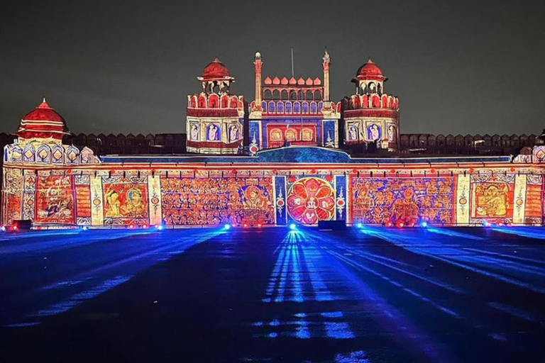 Guidad tur: Red Fort Light &amp; Sound Show med guide