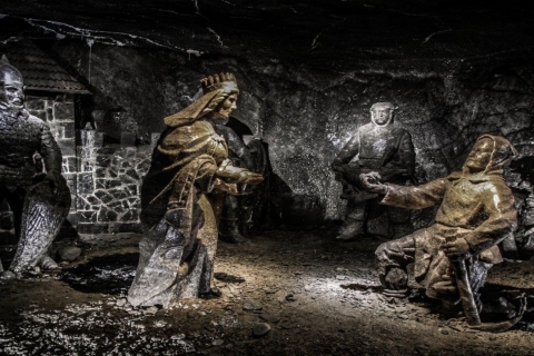 Depuis Cracovie : Visite guidée de la mine de sel de WieliczkaVisite en italien du lieu de rendez-vous à Cracovie