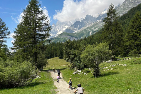 Courmayeur: Tour guiado de E-Bike Val Veny, Val Ferret