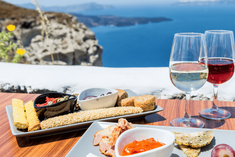 Santorini: tour per piccoli gruppi di 3 cantine locali