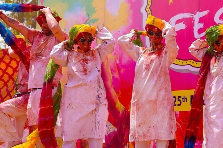 Jaipur: Holi Festival Celebration with Folk Music and Snack