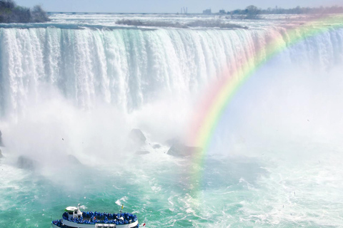 Depuis Toronto : Visite en bus des chutes du Niagara avec croisière commentée