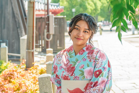 Osaka Kimono Experience – Quick Traditional Dress & Photos Kimono Rental＋Unlimited accessories