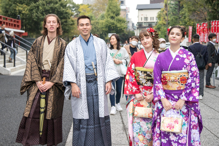 Tóquio: Experiência de aluguel de quimono tradicionalPlano padrão de quimono/Yukata