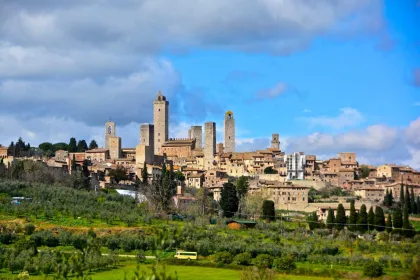 Transfer von Florenz nach Siena mit Halt in San Gimignano
