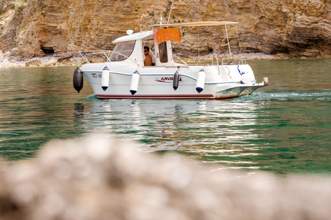 Baie de Budva : Tour en bateau avec plongée en apnée et visite touristique