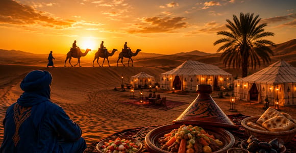 Depuis Marrakech : safari de 3 jours dans le désert de Merzouga et cuisine berbère