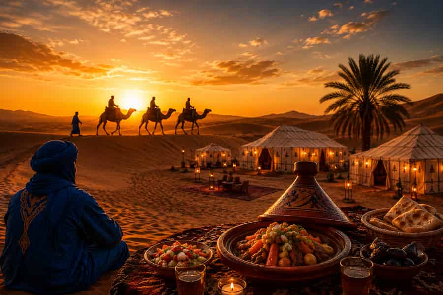 Ab Marrakesch: 3-tägige Wüstensafari in Merzouga und Berber-Küche. Foto: GetYourGuide Ab Marrakesch: 3-tägige Wüstensafari in Merzouga und Berber-Küche. Foto: GetYourGuide