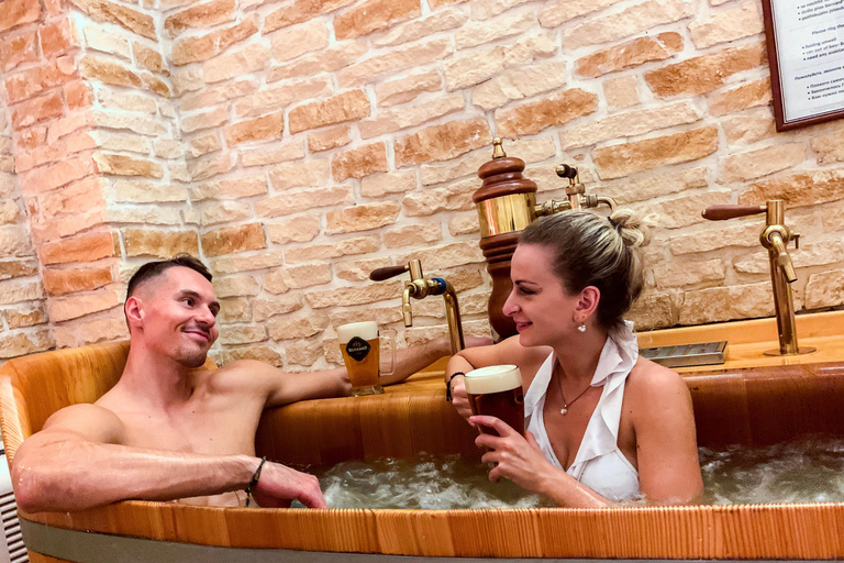 Prague: Caroline Bernard Beer Spa with Beer &amp; Massage optionBeer Spa and Unlimited Beer and Massage