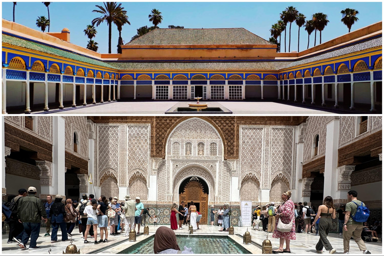 Marrakech: Bahia Palace, Madrasa Ben Youssef & Secret Garden Private Tour & Medina Pickup