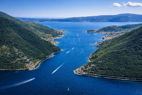 Tivat: Speedboat Tour with Blue Lagoon and Old Military Base