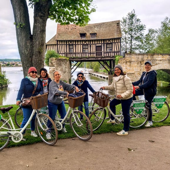 Excursión en bicicleta de Vernon a Giverny con guía local