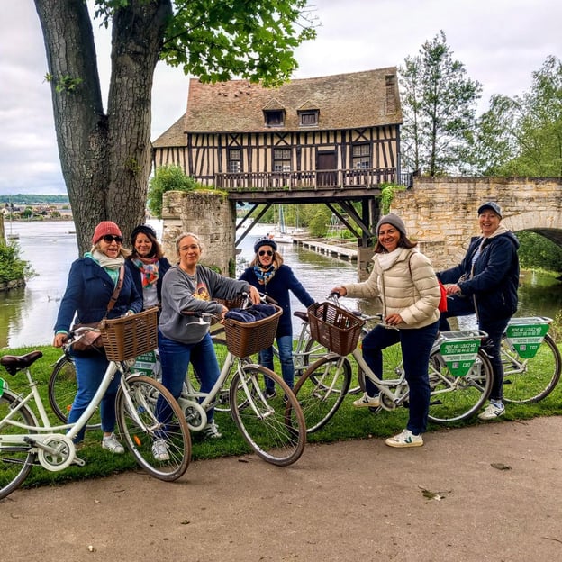 Excursión en bicicleta de Vernon a Giverny con guía local