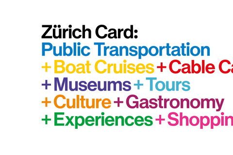 Zürich Card: Bespaar op attracties, vervoer en etenZürich Card met een geldigheidsduur van 24 uur