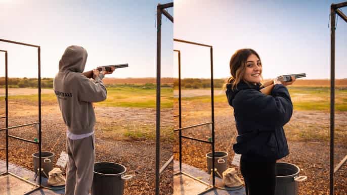 Ayia Napa: 2-in-1 Clay Shooting & Sea Caves Exploration