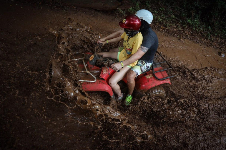 Cancun - en resa Dynamisk höjdpunktstur med ATV, Cenote &amp; ZiplinesDUBBEL ATV FRÅN TULUM