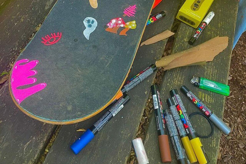 Riyadh: Create and paint your own skateboard with a pro skater