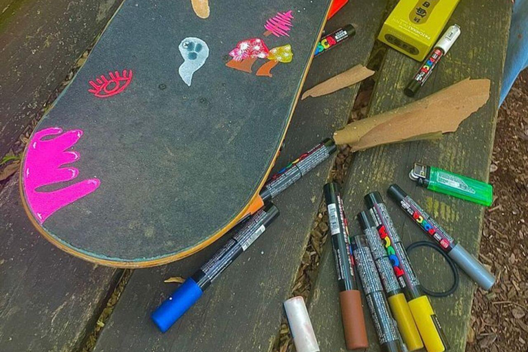 Riyadh: Create and paint your own skateboard with a pro skater