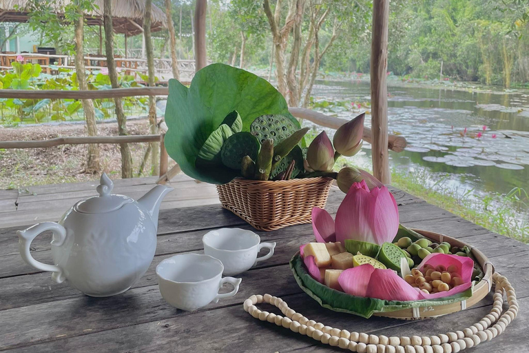 Authentieke Mekong Delta My Tho fietsavonturentourLunch is inbegrepen