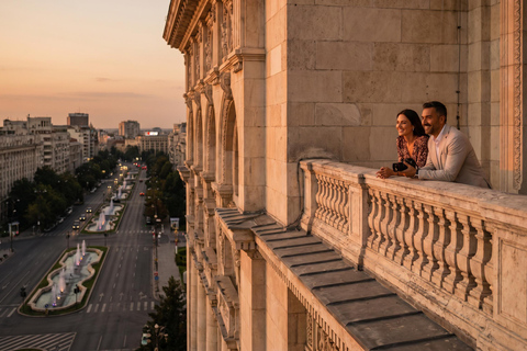 Bucharest: Parliament, Ceausescu House & Village Museum Tour Audio guide in 24 languages