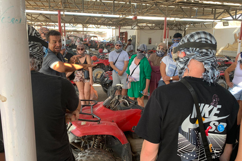 Wüstensonnenuntergang Quad-Safari, Abendessen, KamelrittTour mit Abholung von Hurghada, innerhalb der Stadt