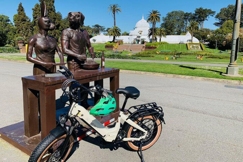 San Francisco : Visite guidée de l'été de l'amour en vélo électrique